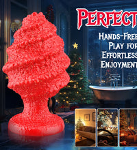 Venusfun Christmas Edition Spiral Silicone Butt Plug Soft Liquid Anal Toy for Couples Adults
