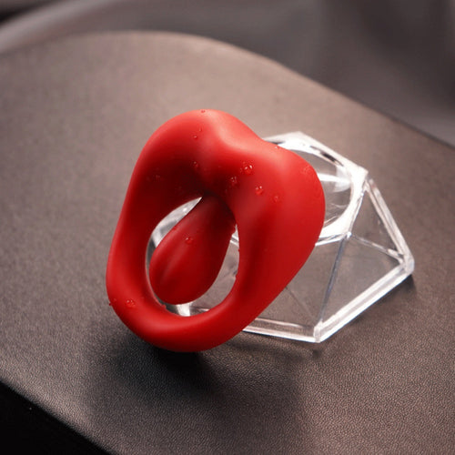 Venusfun Licking Vibrating Silicone Cock Ring With Remote Control