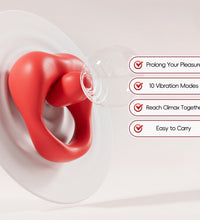 Venusfun Licking Vibrating Silicone Cock Ring With Remote Control