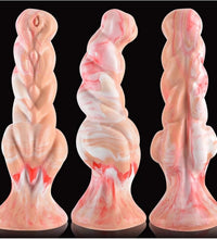 Venusfun 7.3 Inch Silicone Monster Dildo Realistic Anal G-Spot Suction Cup Toy for Couples