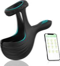 Venusfun App Controlled Anal Prostate Massager Cock Ring for Men with 9 Modes for Couples