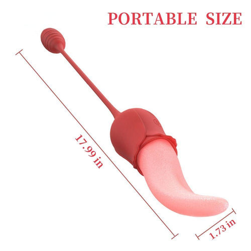 Venusfun Silicone Real Tongue Texture Licking Clitoral Vibrator