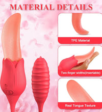 Venusfun Silicone Real Tongue Texture Licking Clitoral Vibrator