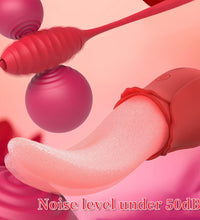 Venusfun Silicone Real Tongue Texture Licking Clitoral Vibrator