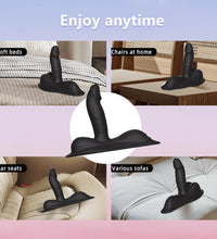 Venusfun Sit and Ride Vibrator Grinding Dildo with Remote Triple Stimulation for Women