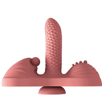 Venusfun Riding Dildo Vibrator for Women Silicone Sit and Ride Thrusting with Heating 10 Modes