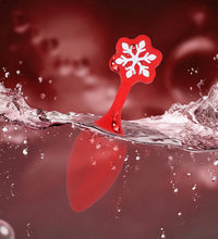Venusfun Snowflake shaped Anal Plug Butt Plug Christmas presents Christmas Sex toy