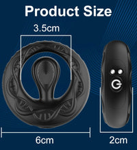 Venusfun App Controlled 2 in 1 Silicone Vibrating Cock Ring for Couples with Delay and Remote Control