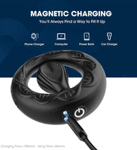 Venusfun App Controlled 2 in 1 Silicone Vibrating Cock Ring for Couples with Delay and Remote Control