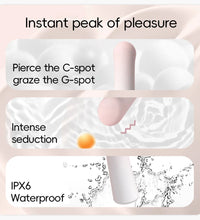 Venusfun Super Flexible Pink G Spot Vibrator Multi Function Deep Sensation for Women