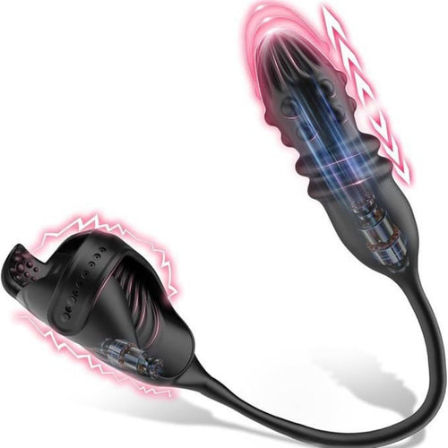 Venusfun Telescopic Vibrating Prostate Glans Trainer Male Masturbator