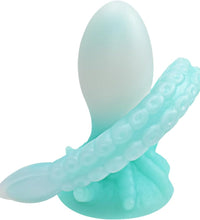 Venusfun 2 in 1 Tentacle Shape Luminous Octopus Anal Plug with Big Suction Cup for Women