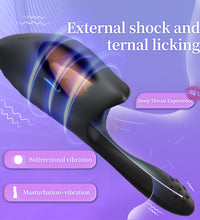 Venusfun Dual Vibration & Suction Tongue Licking Cock Sleeve