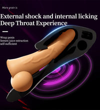Venusfun Dual Vibration & Suction Tongue Licking Cock Sleeve