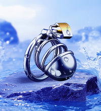 Venusfun BDSM Silver Metal Penis Chastity Cage Device