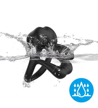 Venusfun Vibrating Cock Penis Ring with Scrotum Stretcher Male Erection Enhancer for Couples Sex Toy