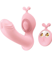 Venusfun Bunny Wearable Egg Vibrator Licking Tongue Dual Motor for Women