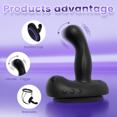 Venusfun Wearable Prostate Massager Vibrator With Suction For Any Gender