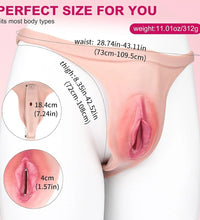 Venusfun Wearable Silicone Panty with Insertable Channel Realistic Fit Stretch Design