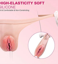 Venusfun Wearable Silicone Panty with Insertable Channel Realistic Fit Stretch Design