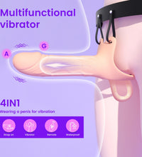 Venusfun Wearable Silicone Textured Penis Sleeve With Remote Control