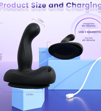 Venusfun Remote Wearable 10 Modes Suction Cup Vibe Prostate Massager Anal Vibrator