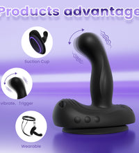 Venusfun Remote Wearable 10 Modes Suction Cup Vibe Prostate Massager Anal Vibrator