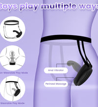 Venusfun Remote Wearable 10 Modes Suction Cup Vibe Prostate Massager Anal Vibrator