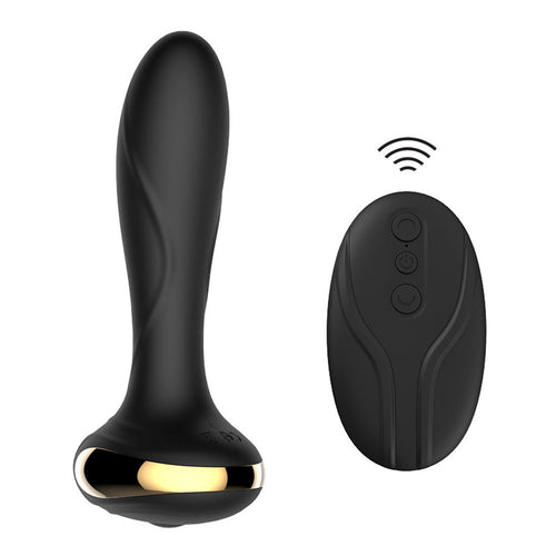 Vibrating Electroshock Prostate Massager Dildo Anal Plug