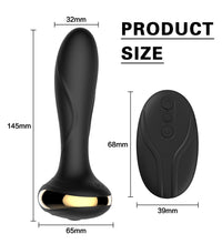 Vibrating Electroshock Prostate Massager Dildo Anal Plug