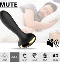 Vibrating Electroshock Prostate Massager Dildo Anal Plug