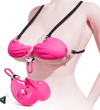 Venusfun Wearable Nipple Clamps with Flapping Vibration 10 Modes