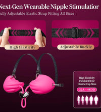 Venusfun Wearable Nipple Clamps with Flapping Vibration 10 Modes