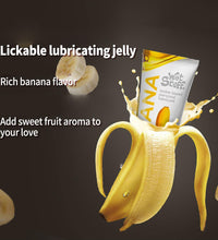 Wet Stuff Natural Banana Flavoured Lubricant Gel for Women Edible Water Based Low Irritation