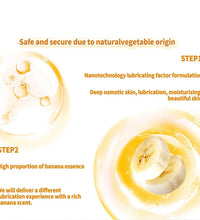 Wet Stuff Natural Banana Flavoured Lubricant Gel for Women Edible Water Based Low Irritation