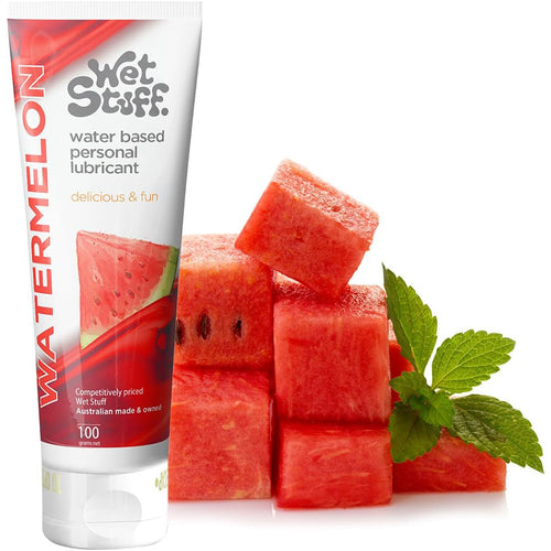 Wet Stuff Watermelon Flavoured Lubricant Gel for Women Edible Water Based Plant Based Low Irritation