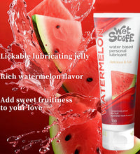 Wet Stuff Watermelon Flavoured Lubricant Gel for Women Edible Water Based Plant Based Low Irritation