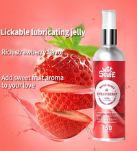 Wet Stuff Strawberry Edible Water Based Lubricant for Women Plant Based Safe Formula Long Lasting Smooth Glide