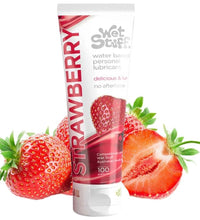 Wet Stuff Natural Strawberry Flavoured Lubricant Gel for Women Edible Water Based Low Irritation