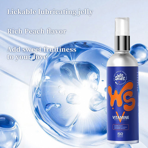 Wet Stuff Vitamin E Natural Edible Lubricant Gel Water-Based Lube For Blowjob Sex
