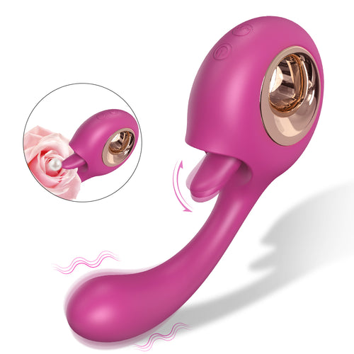 S-Hande G-Spot Tongue Licking Clitoral Stimulator