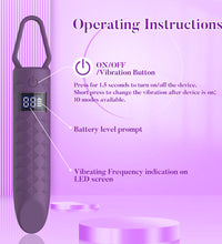 Bullet Vibrator Lcd Display Mini Women Masturbator