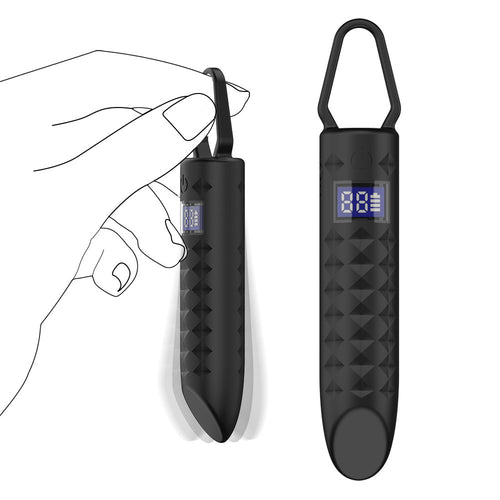 Bullet Vibrator Lcd Display Mini Women Masturbator