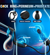 Lord of the Rings Vibrating Penis Ring with Prostate Stimulation